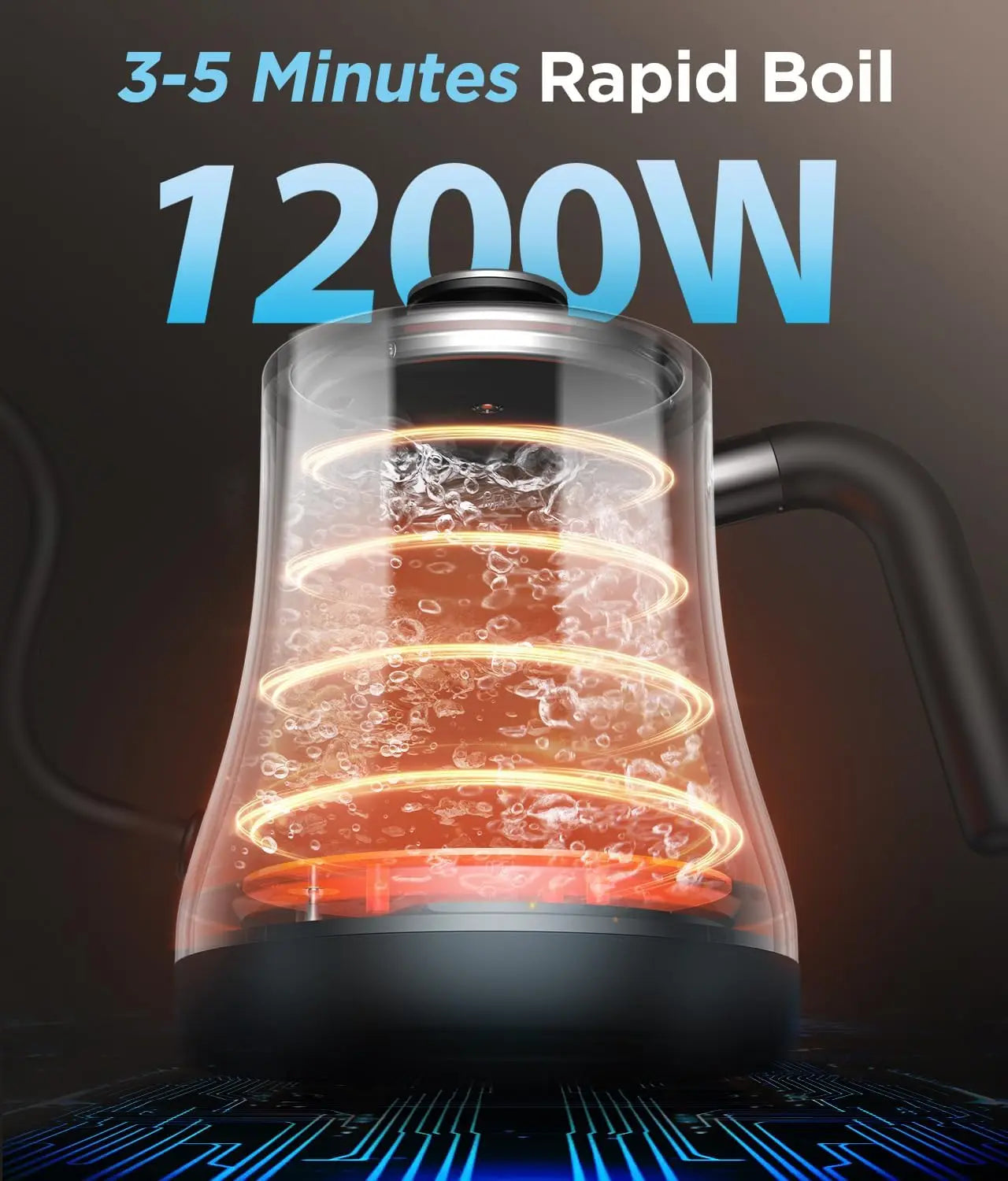 Gooseneck Electric Kettle With Precise Temperature Control