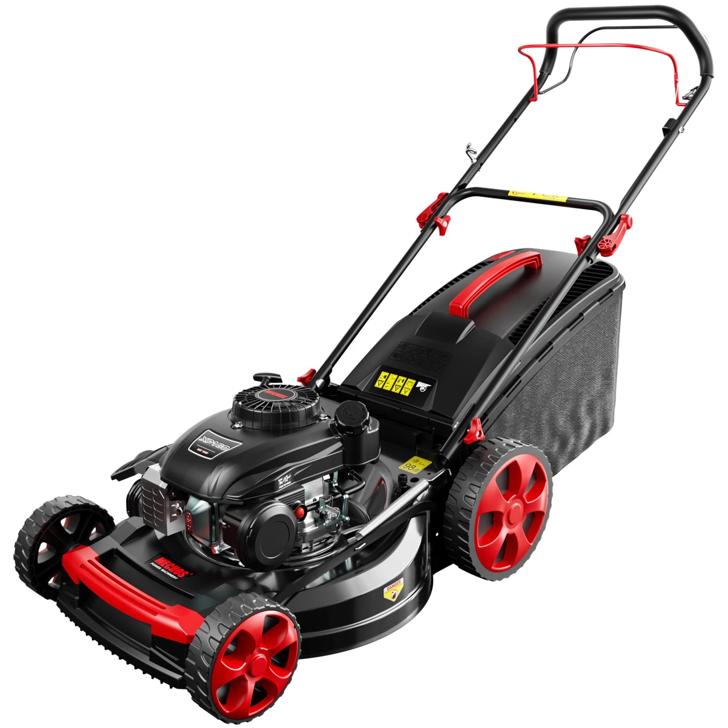 201cc 4-Stroke Gas Hand Push Lawn Mower, Gas Self-Propelled Lawn mower, 21-Inch Steel Deck, 3-in-1 Bagging, Side Discharge & Mulching, 7-Position Height Adjustment, Easy Start & Low Maintenance for Small Yards(Hand Push/Self- by S And B Enterprise