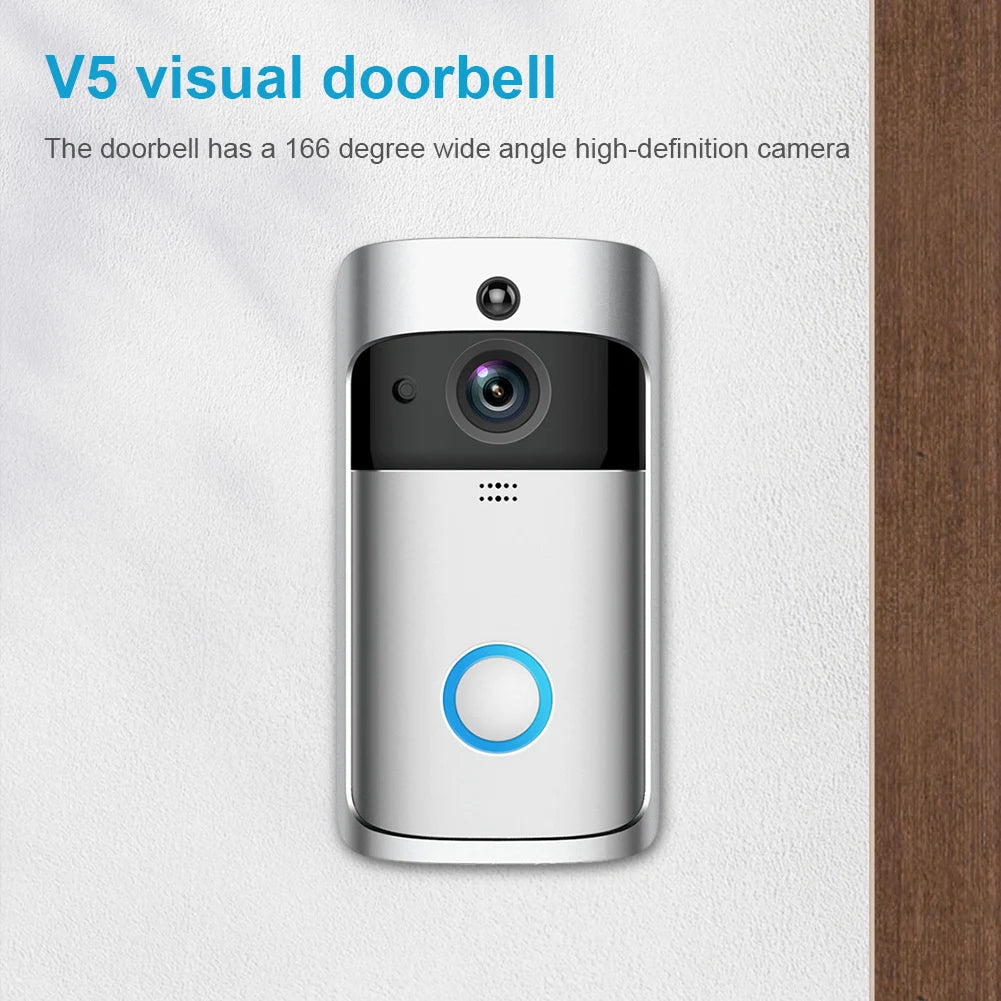 WiFi Video Doorbell With Two Way Audio 720P Night Vision