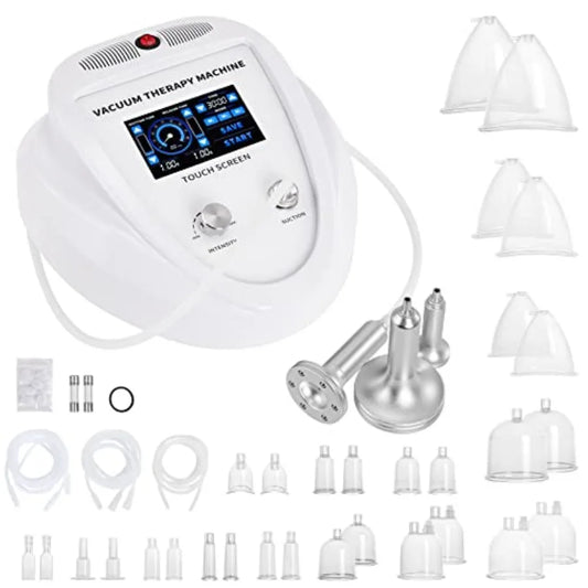 Vacuum Therapy Cupping Machine With Cups And Gua Sha Pumps by S And B Enterprise