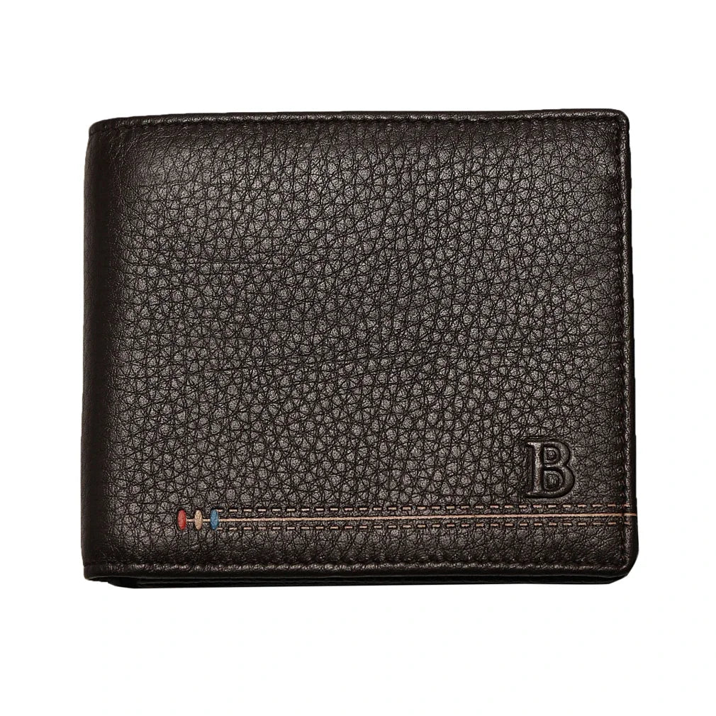 Genuine Leather Men Wallet With Coin Pocket And Card Holder