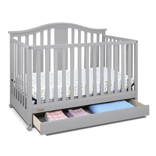 Graco Solano 4-In-1 Convertible Crib With Drawer For Nursery by S And B Enterprise
