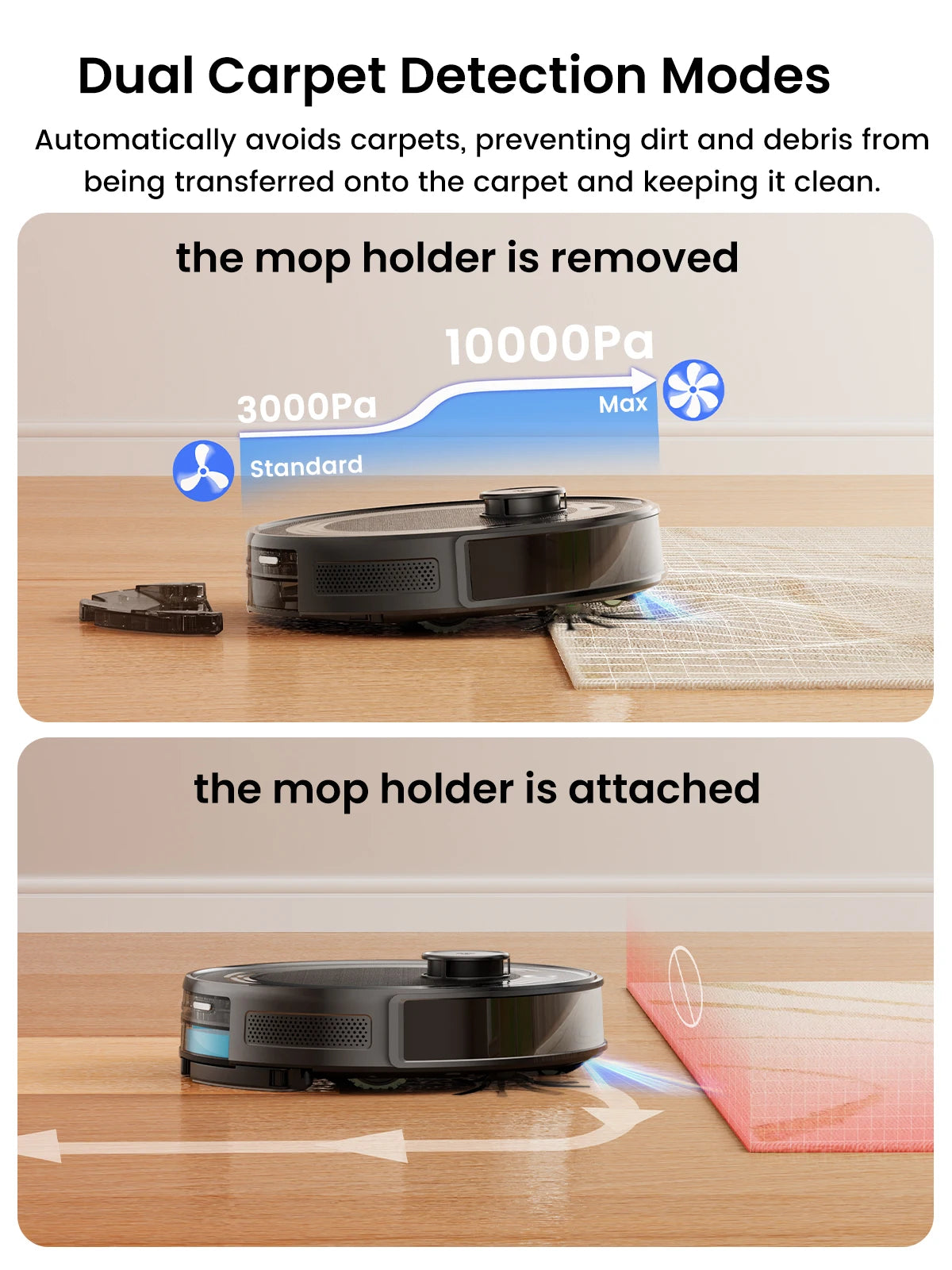 Lefant M2S Pro Robot Vacuum With Mapping And Laser Navigation