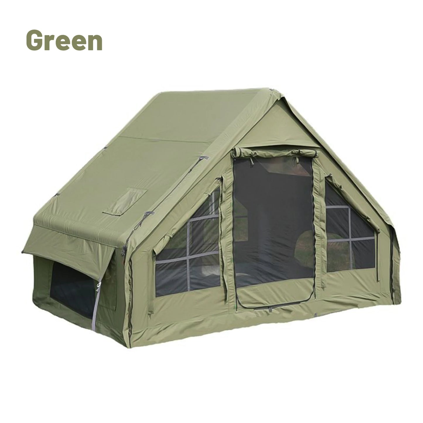Pakicetus Inflatable Family Camping Tent With Stove Plug by S And B Enterprise