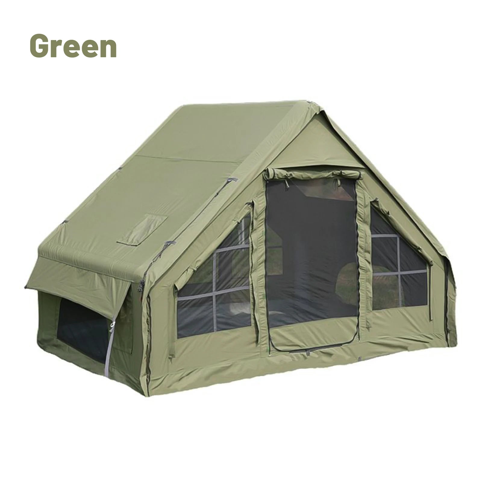 Pakicetus Inflatable Family Camping Tent With Stove Plug by S And B Enterprise