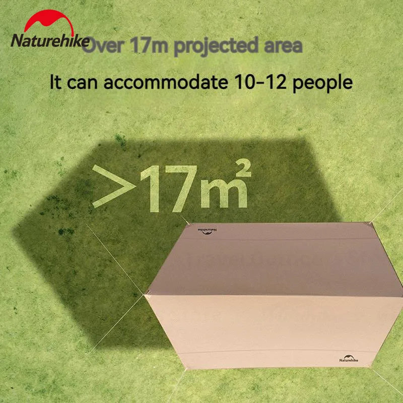 Naturehike UV Waterproof Sun Shelter Vinyl Tarp Canopy Awning