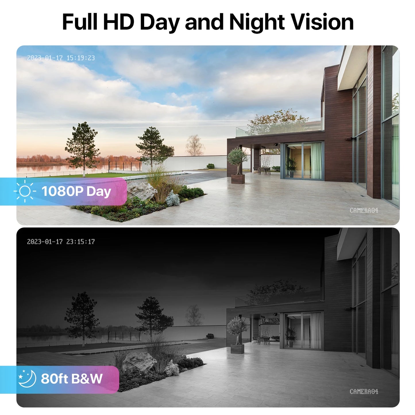 ZOSI 8-Channel AI Security Camera System With Human Vehicle Detection by S And B Enterprise