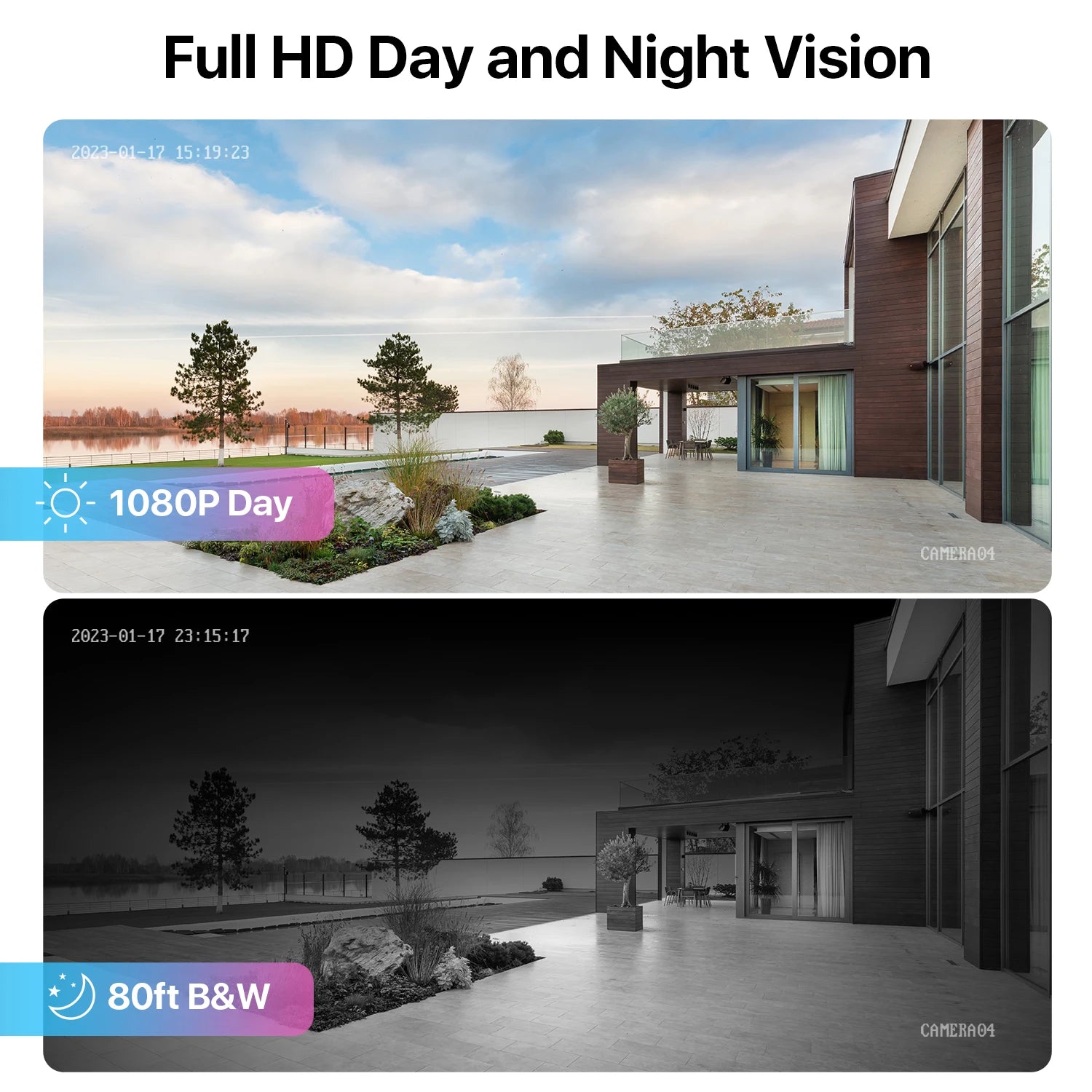 ZOSI 8-Channel AI Security Camera System With Human Vehicle Detection by S And B Enterprise