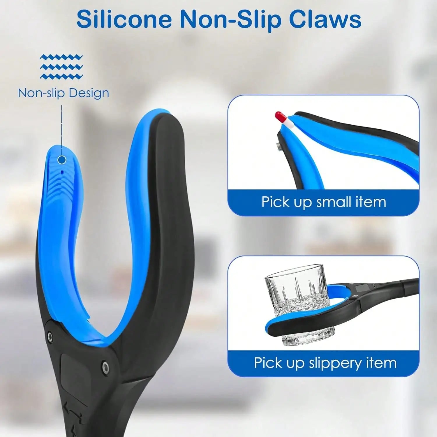 Foldable Grabber Reacher Tool Heavy Duty Rotating Jaw For Seniors by S And B Enterprise