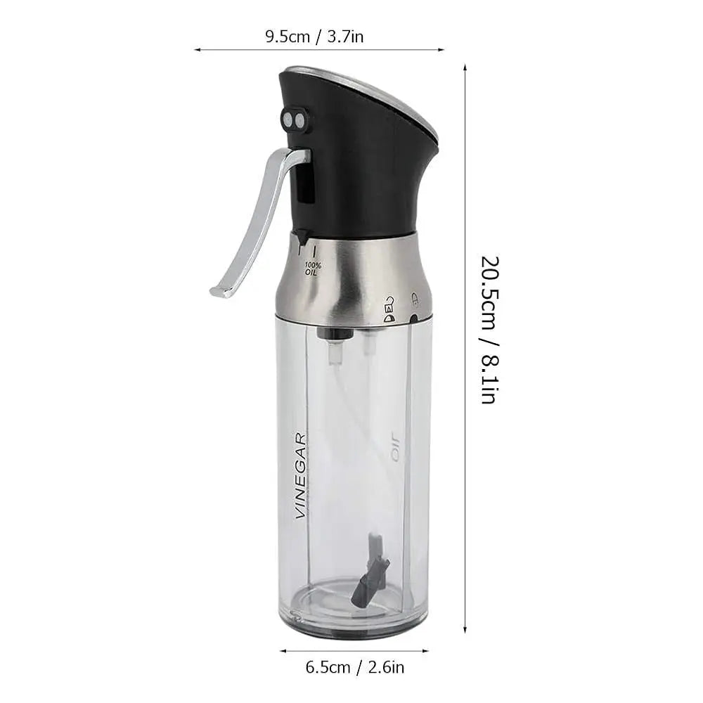 BONJEAN Oil Dispenser Dual Nozzle Spray Bottle for Cooking Oil by S And B Enterprise