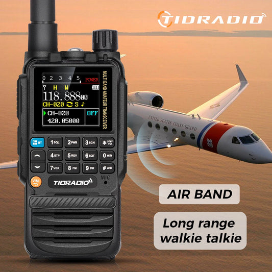 TIDRADIO H3 Walkie Talkie Long Range USB C Charging by S And B Enterprise