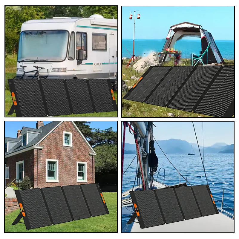CHUBAN 200W Foldable Solar Panel IP68 Charger For RV Camping