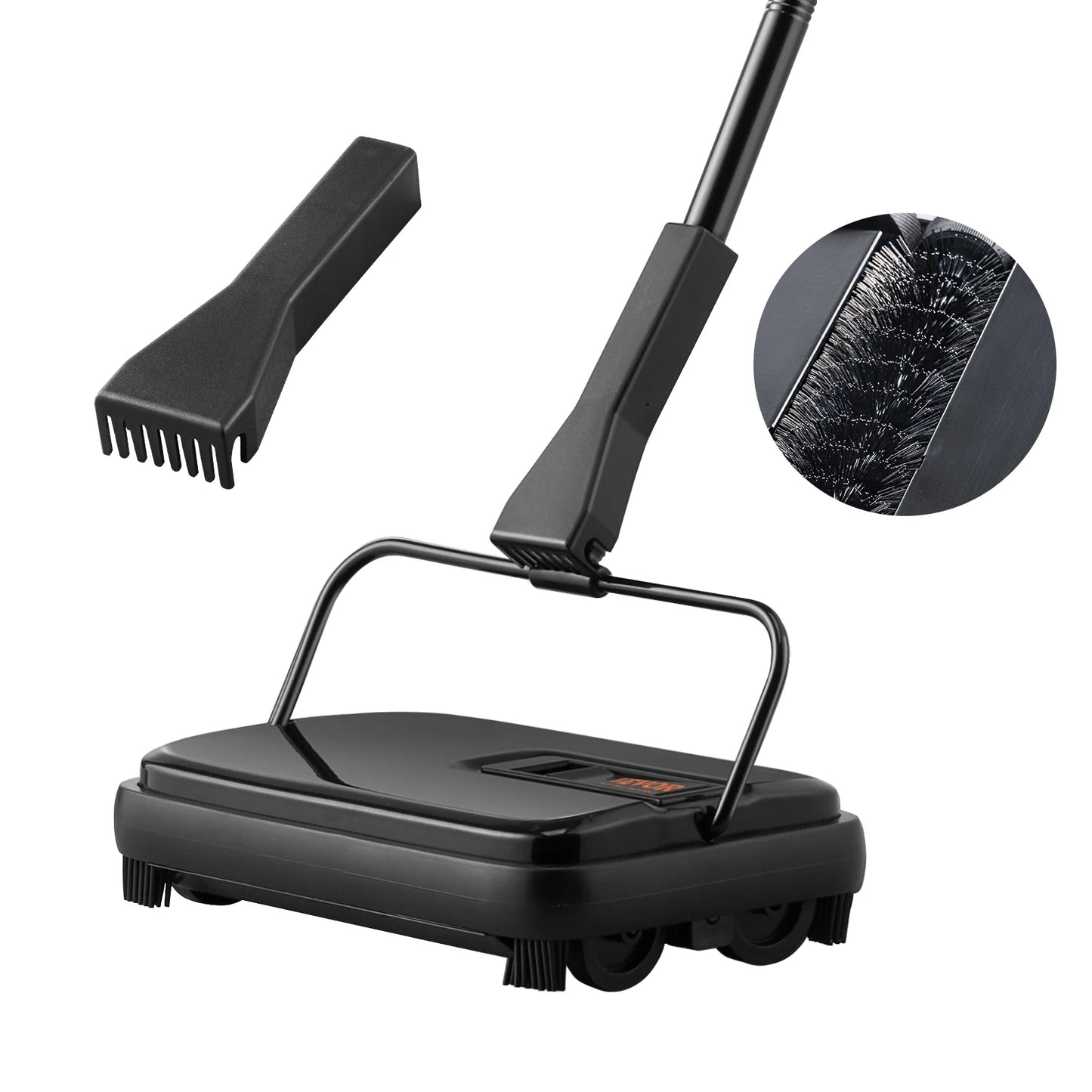 SucceBuy Manual Carpet Sweeper For Home Rugs And Wood Floors