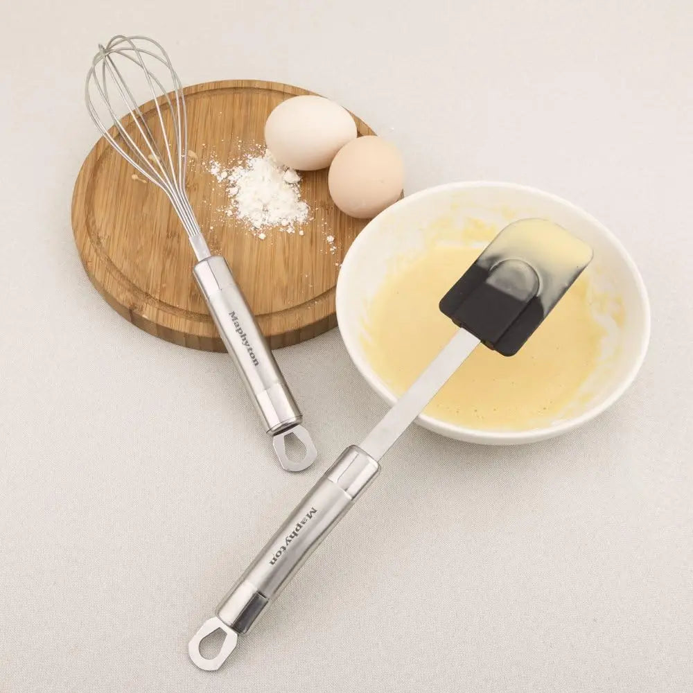 11 Piece Stainless Steel Kitchen Utensil Set With Nonstick Tools