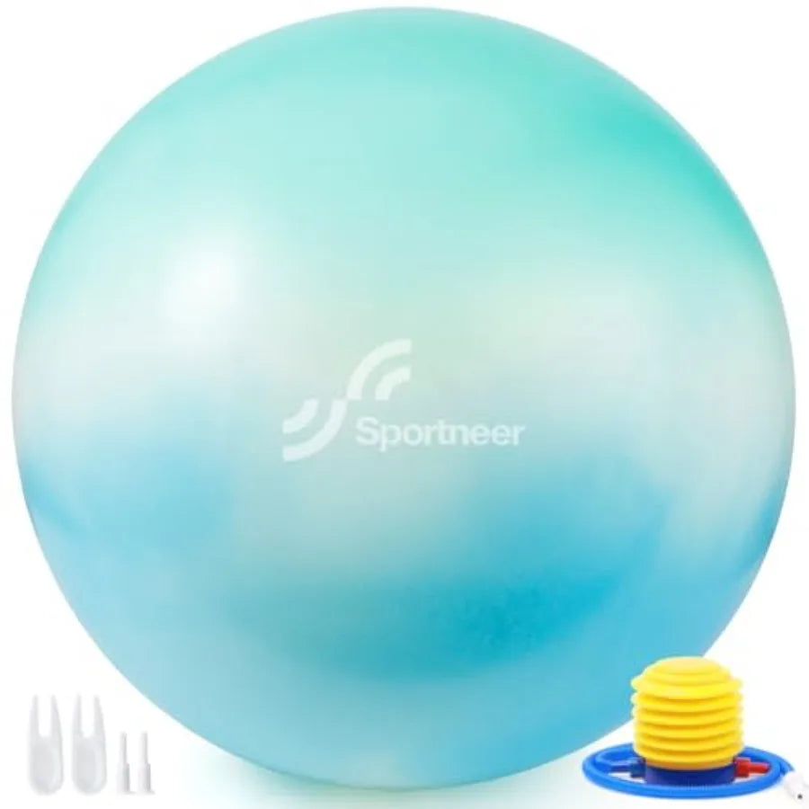 Extra Thick Exercise Ball With Pump Anti-Burst And Slip-Resistant by S And B Enterprise