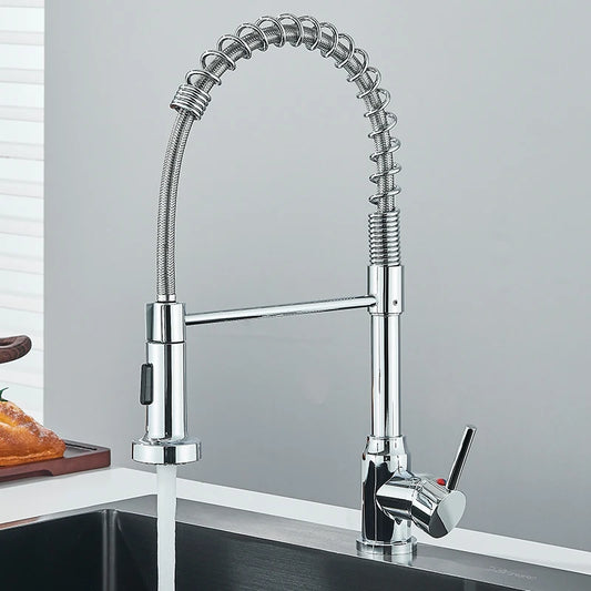 Rozin Pull Down Kitchen Faucet With 360 Swivel Sprayer