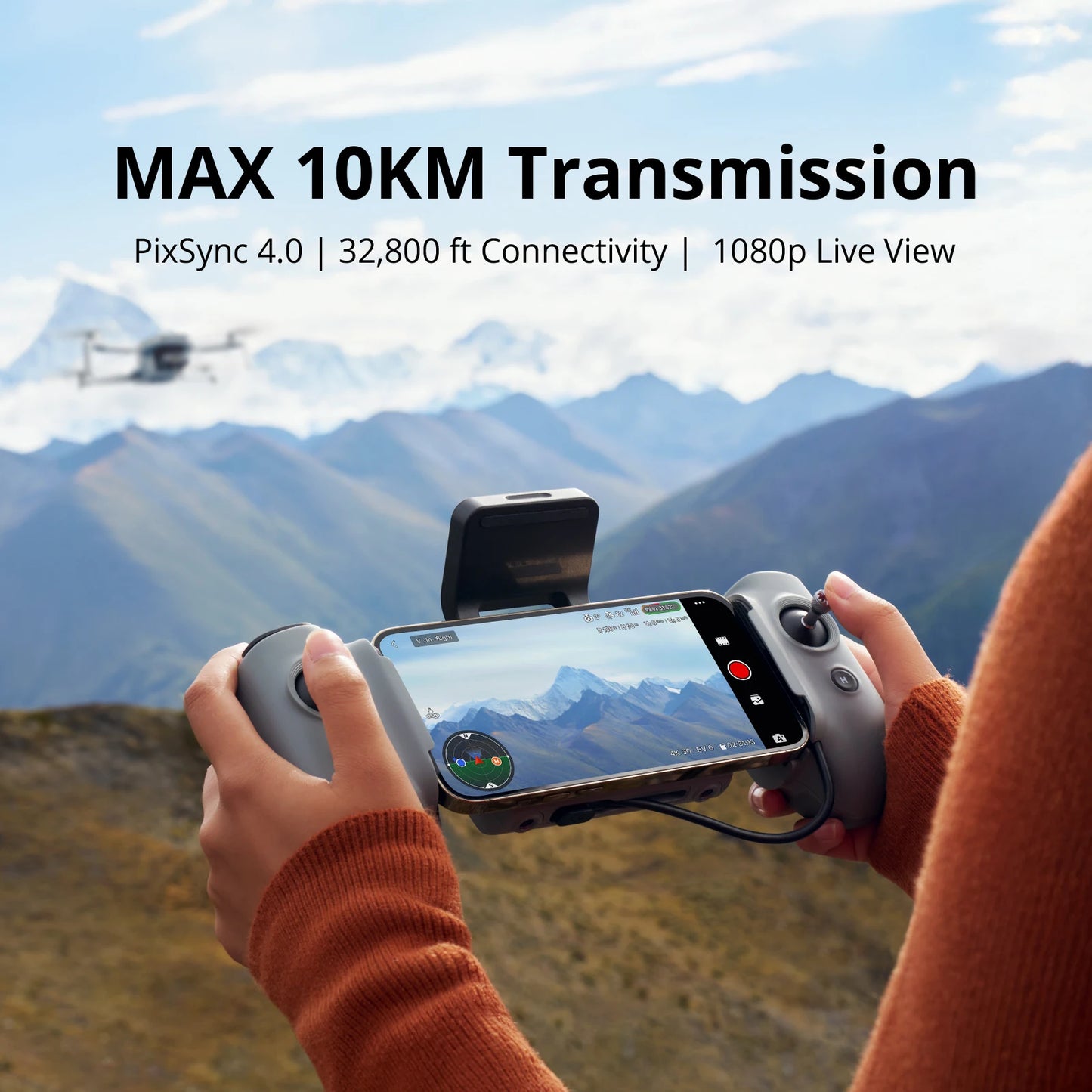Potensic ATOM 2 Camera Drone With 4K HDR Video And 3-Axis Gimbal