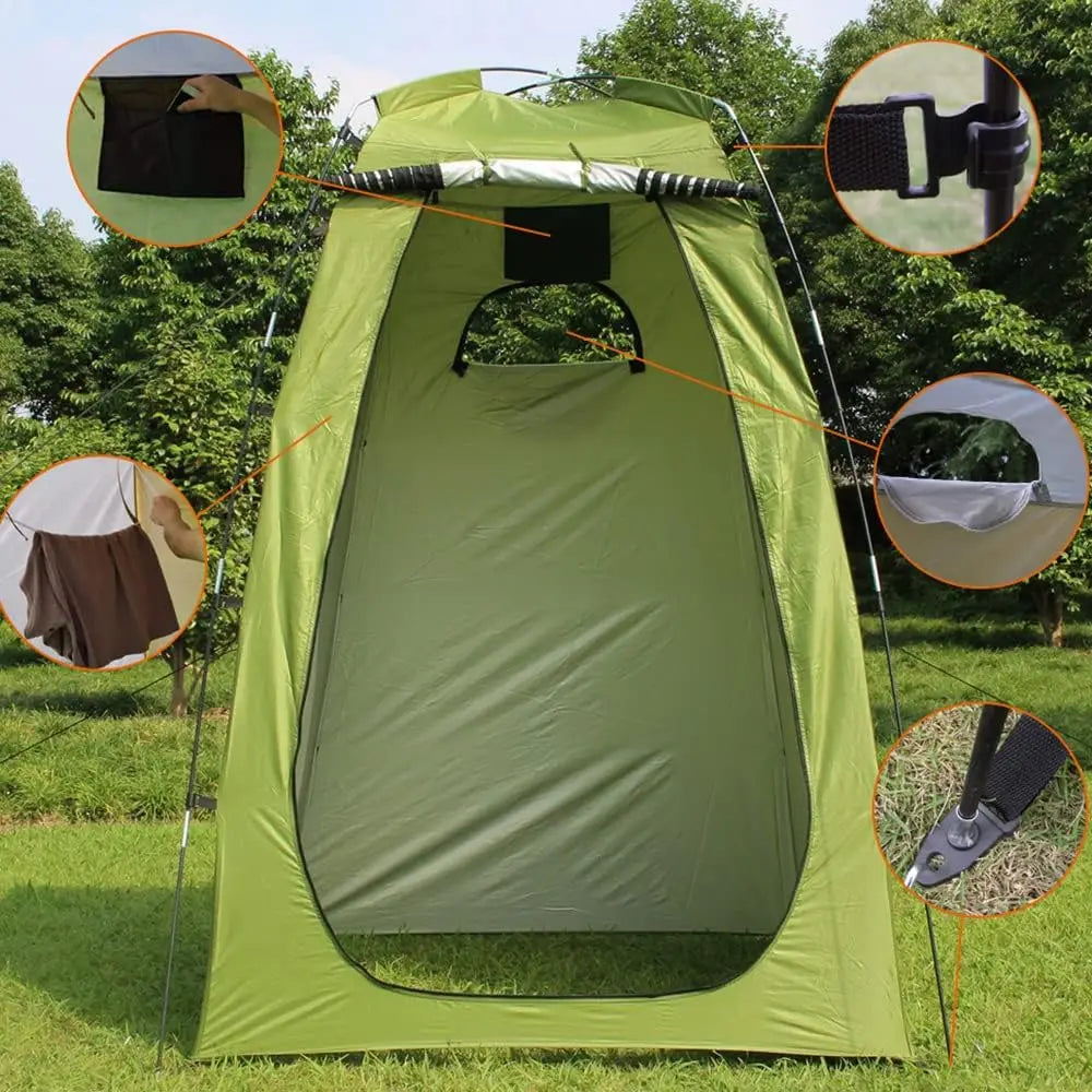Portable Camping Shower Changing Room Privacy Tent for Outdoor Use