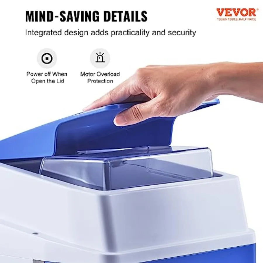 VEVOR Commercial Ice Shaver Crusher 265 Lbs Per Hour 650W Snow Cone Maker by S And B Enterprise