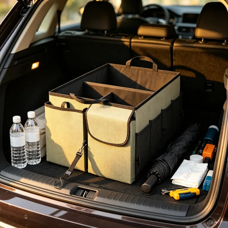 Big Capacity Car Storage Box Car Trunk Organizer Eco-Friendly Super Durable Collapsible Cargo Storage Tool Auto Trucks Trunk Box