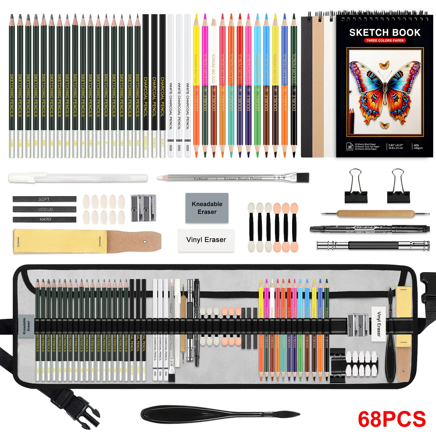 Professional Drawing Sketching Pencils Set For Artists 12 To 75