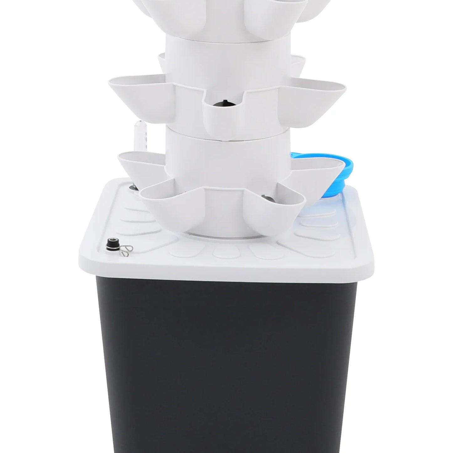 7-Tier Hydroponic Tower With 35 Holes For Indoor Gardening