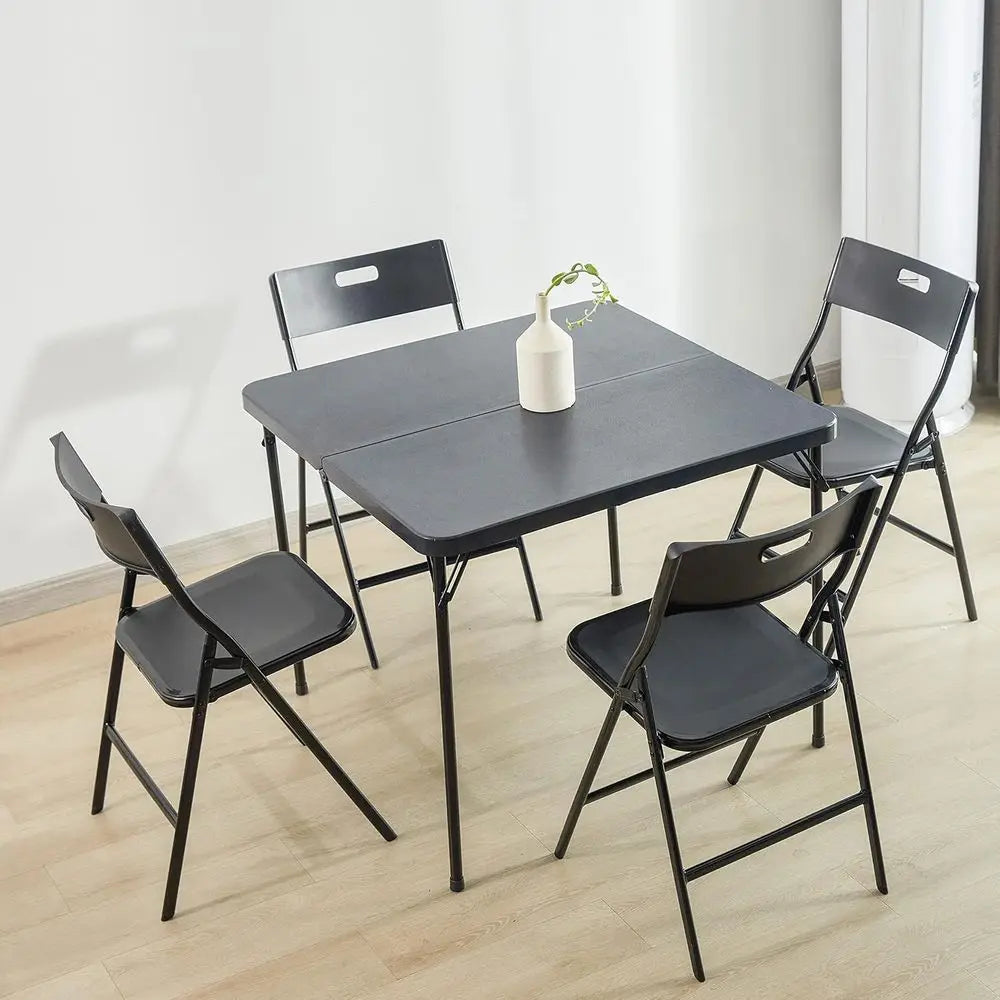 Folding Card Table And Chairs Set For Indoor Outdoor Use by S And B Enterprise