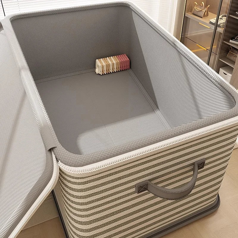 Lockable Foldable Storage Box for Wardrobe Organization and Reuse by S And B Enterprise