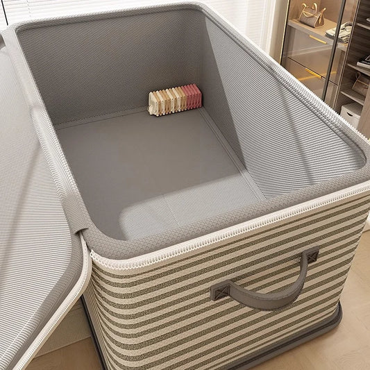 Lockable Foldable Storage Box for Wardrobe Organization and Reuse by S And B Enterprise