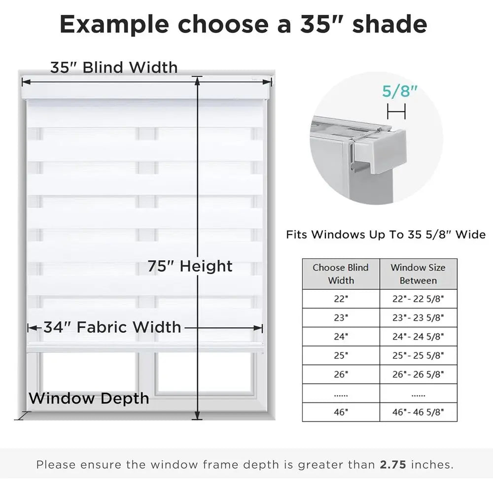 Cordless Day And Night Zebra Dual Sheer Roller Shades