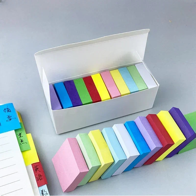11pcs/Set Fluorescent Color Sticky Notes Posted It Note Pads Planner Stickers Notepad Memo Pad for School Office Supplies by S And B Enterprise