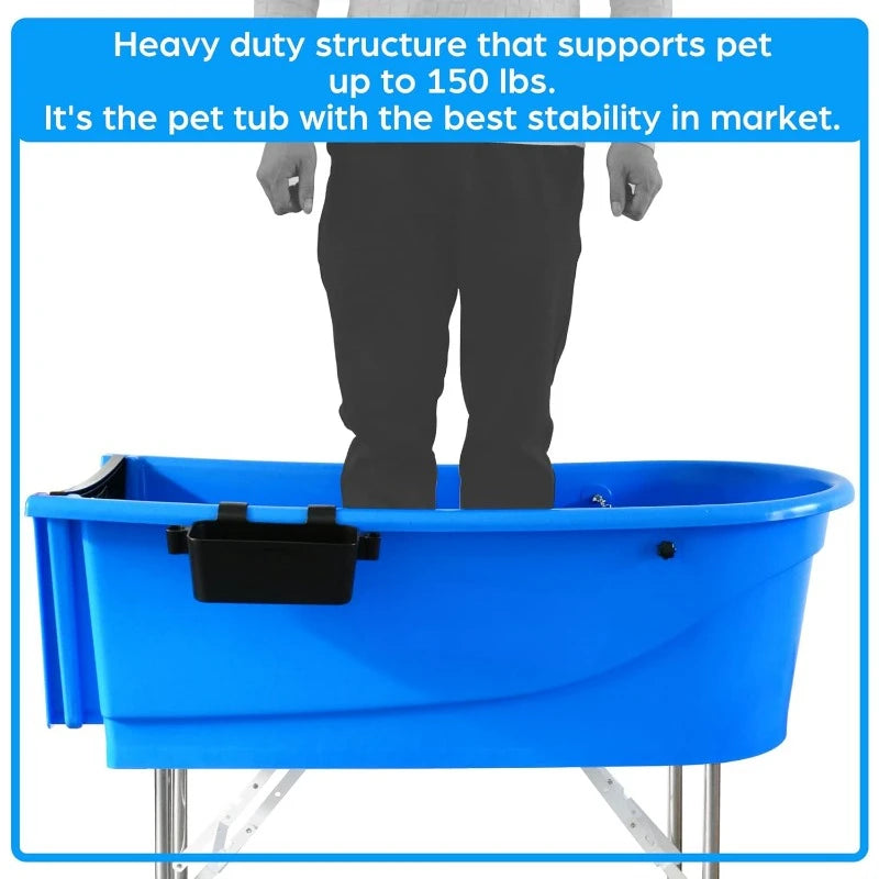 Pet Grooming Bathtub Dog Wash Station Heavy Duty Bath Tub