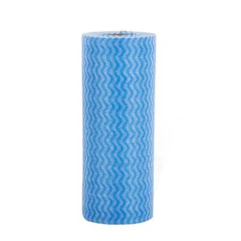 2/4Rolls Disposable Non-woven Cleaning Cloths Versatile Kitchen Living Room Use Washing Wiping Dirty Item Absorbent Towels by S And B Enterprise