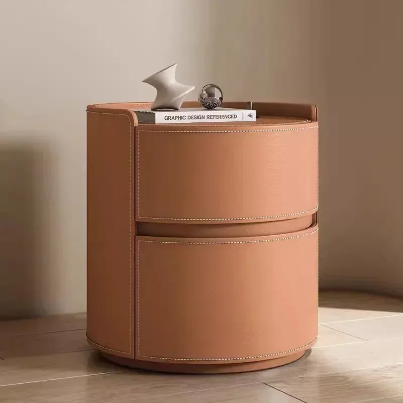 IUYTR Nordic Nightstands Modern Bedside Dresser Wood Cabinet