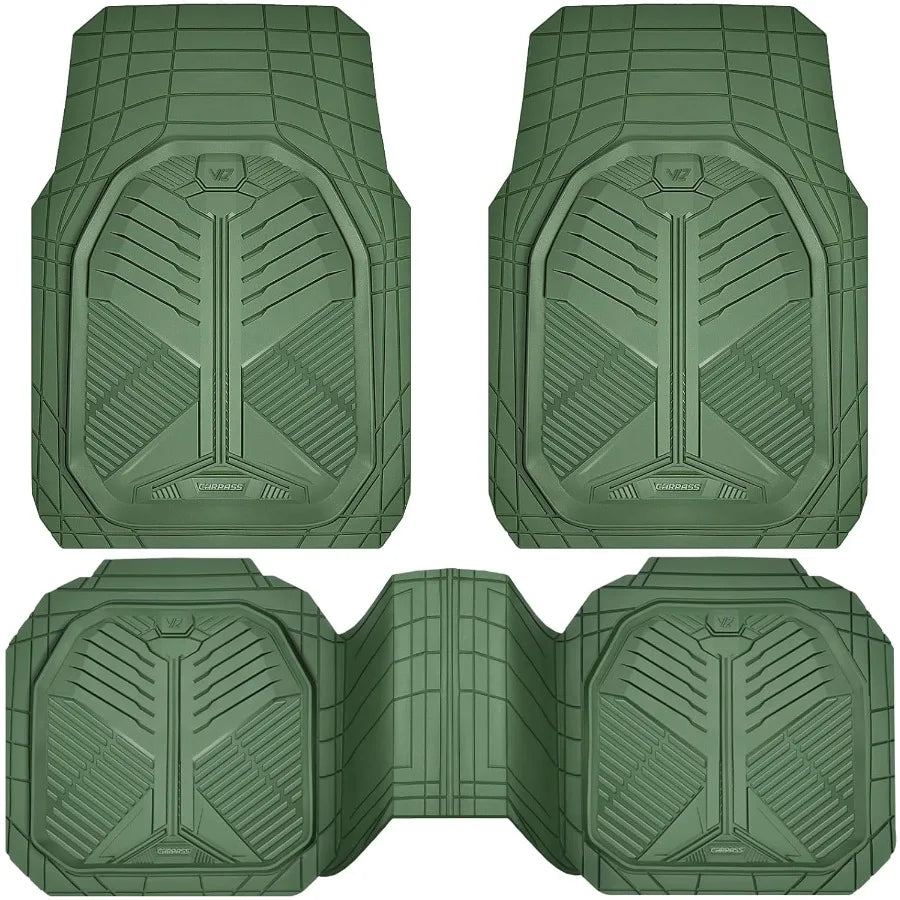 Heavy Duty Rubber Car Floor Mats All Weather