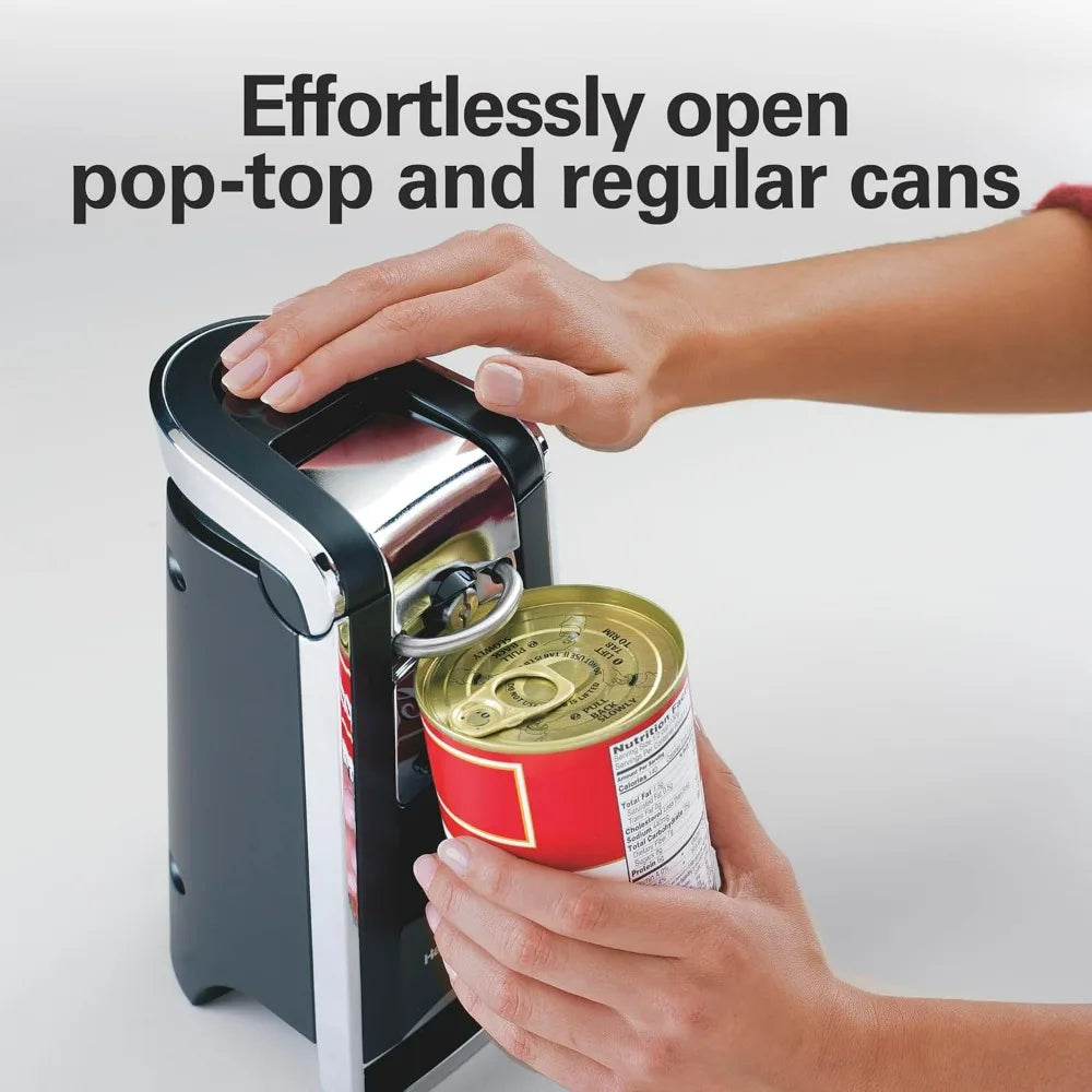 Hamilton Beach Smooth Touch Electric Can Opener Eliminates Sharp Edges