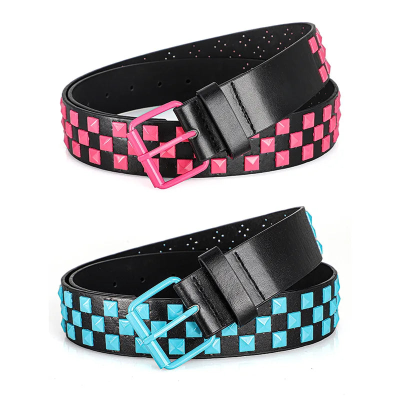 Unisex Rivet Belt Punk Hip Hop Style Fashion Street Belt
