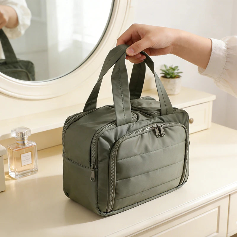 Multi Opening Makeup Bag, Suitable for Commuting, Travel, and Home, Suitable for Makeup and Grooming Storage by S And B Enterprise