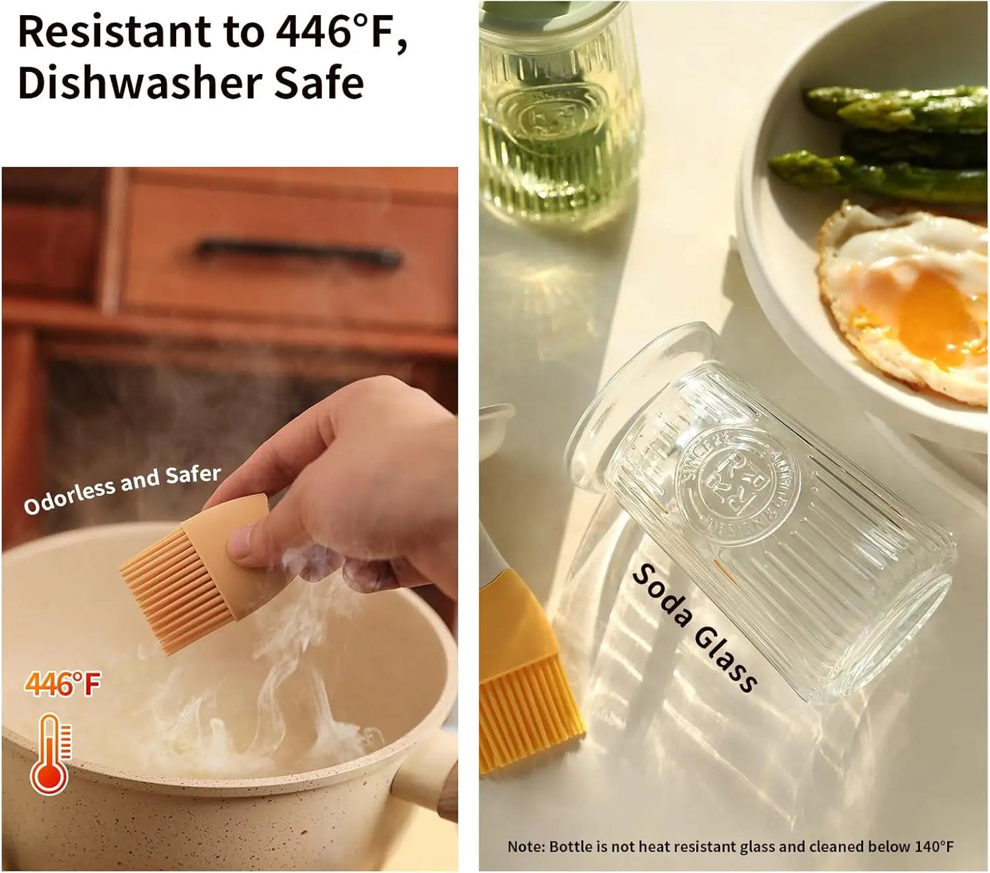 3-in-1 Oil Dispenser With Brush For Cooking And Grilling by S And B Enterprise