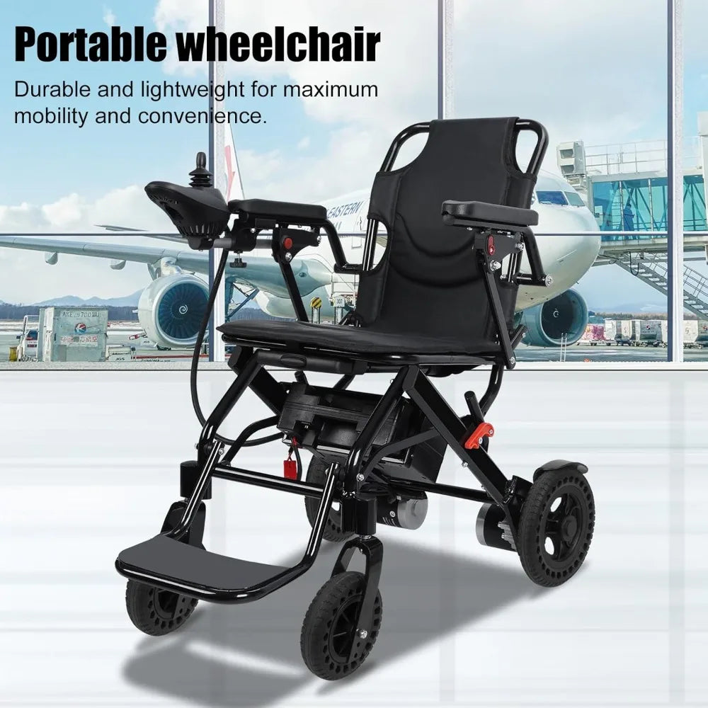 Portable Electric Wheelchair For Adults Lightweight Foldable Power Chair by S And B Enterprise
