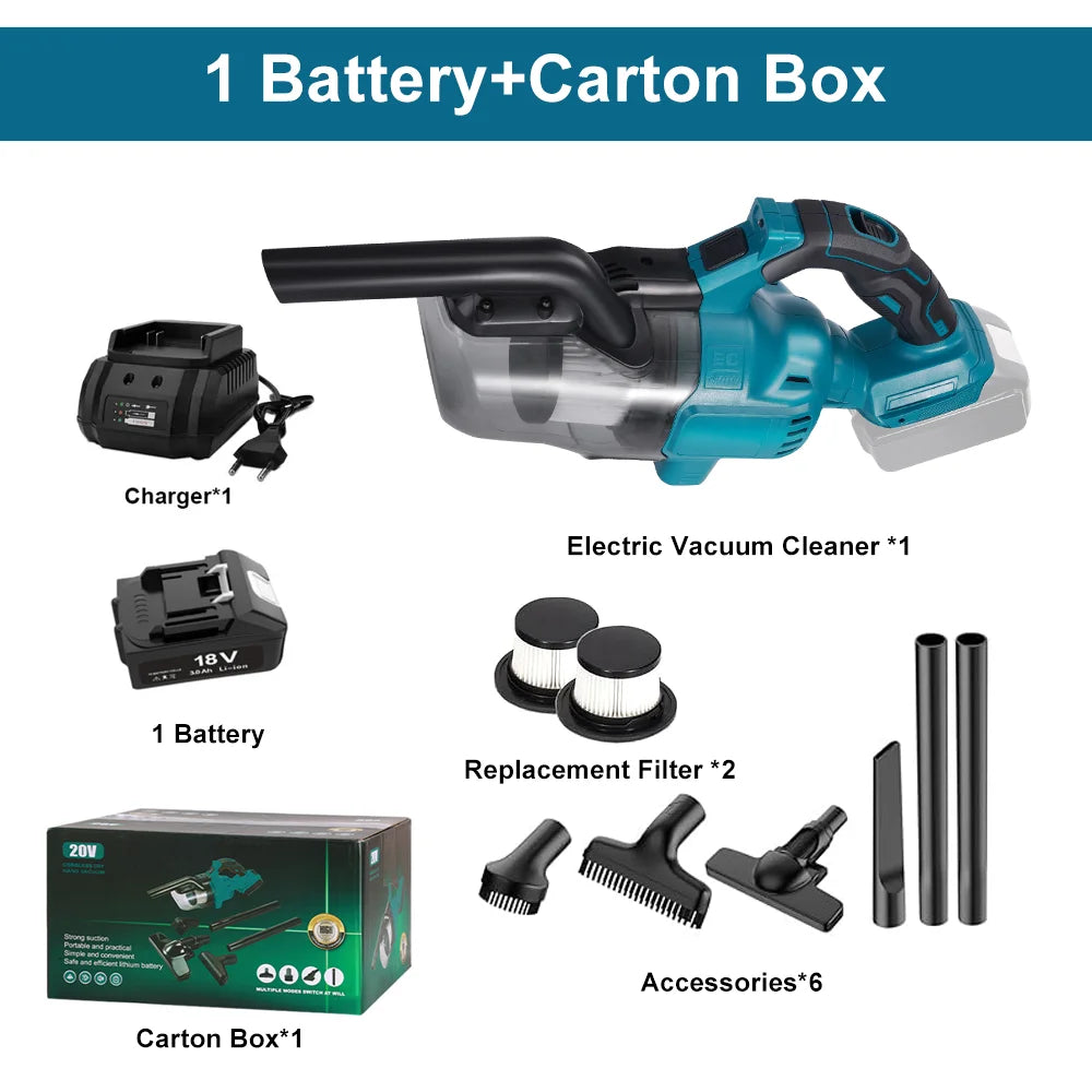 YEARTOP Cordless Handheld Vacuum Multifunction For Makita 18V Battery by S And B Enterprise