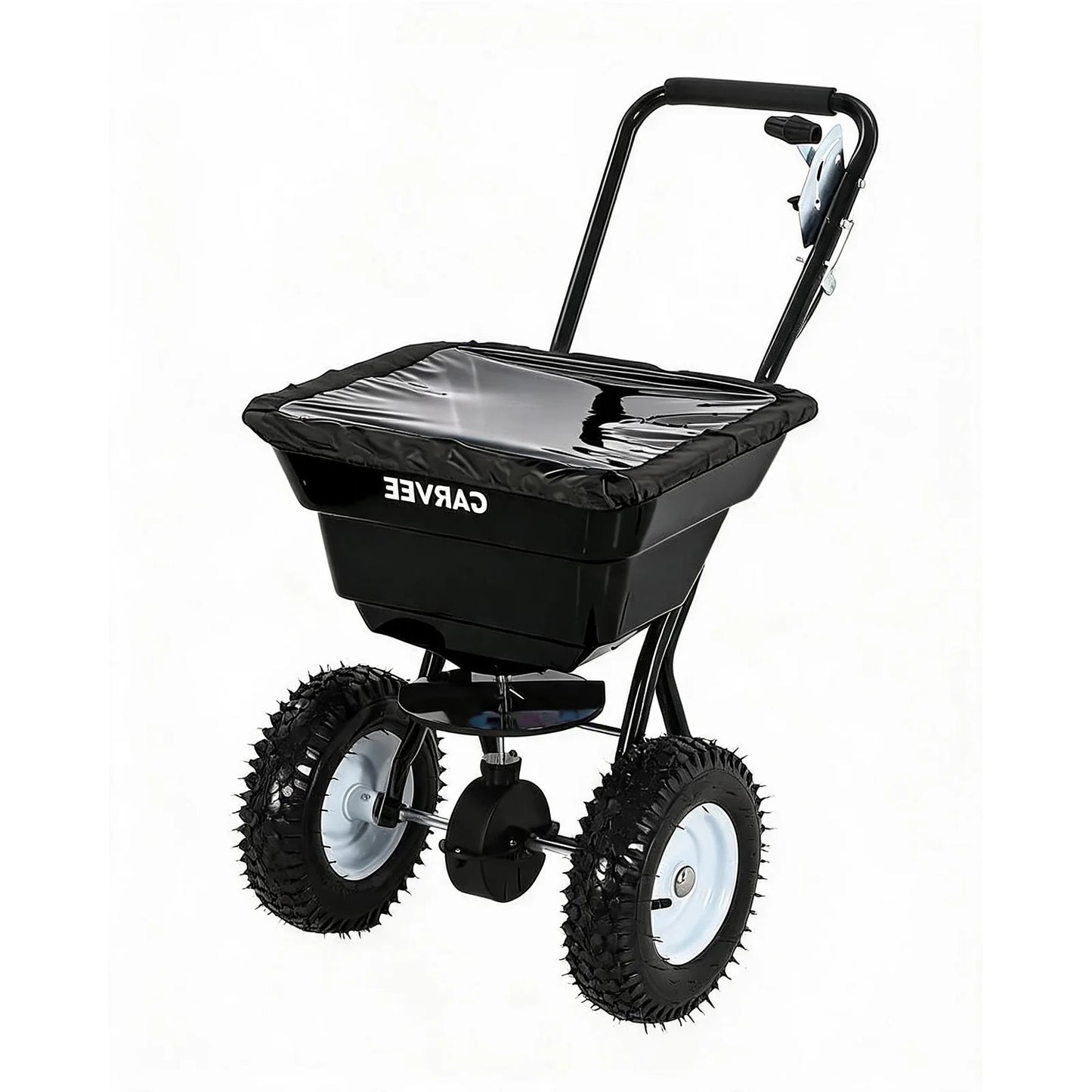 HiMISS Heavy Duty 80Lb Lawn Spreader Walk Behind Broadcast Spreader by S And B Enterprise