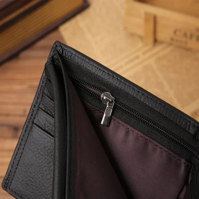 Genuine Leather Men Wallet Real Cowhide Premium Card Holder by S And B Enterprise