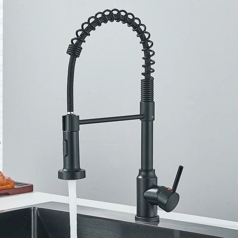 Rozin Pull Down Kitchen Faucet With 360 Swivel Sprayer