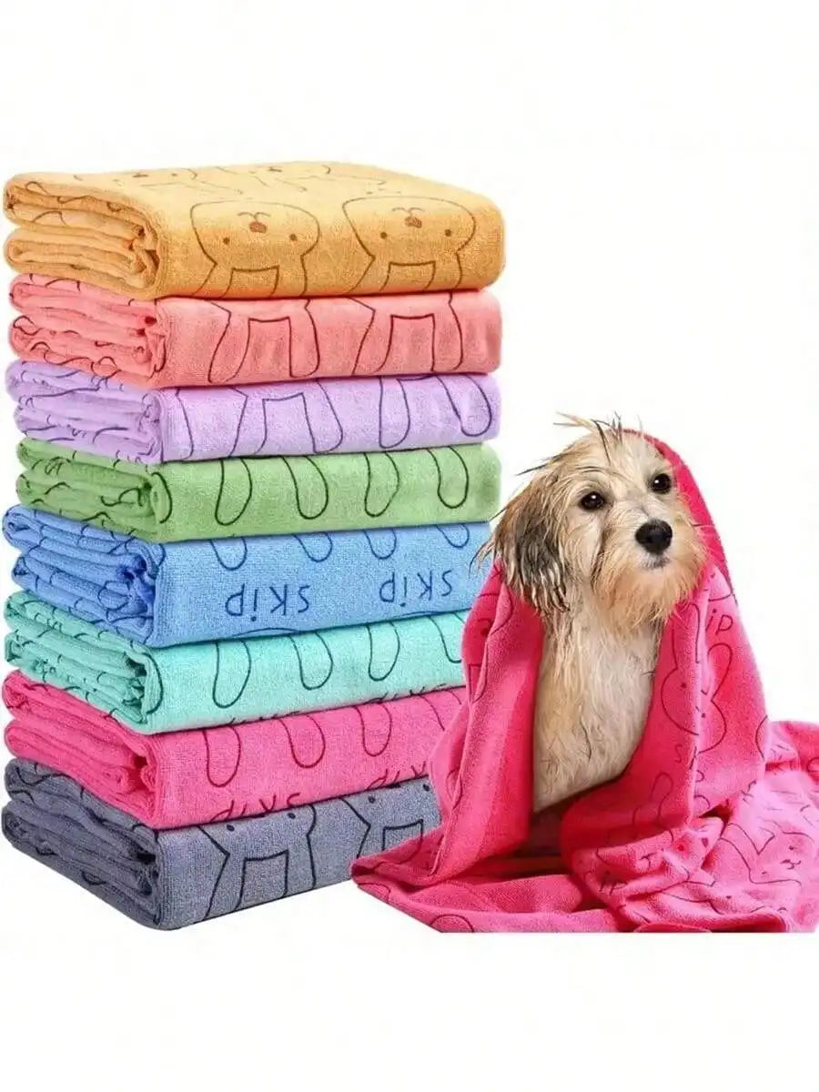 Quick Dry Ultra Fine Fiber Pet Towel for Small Pets