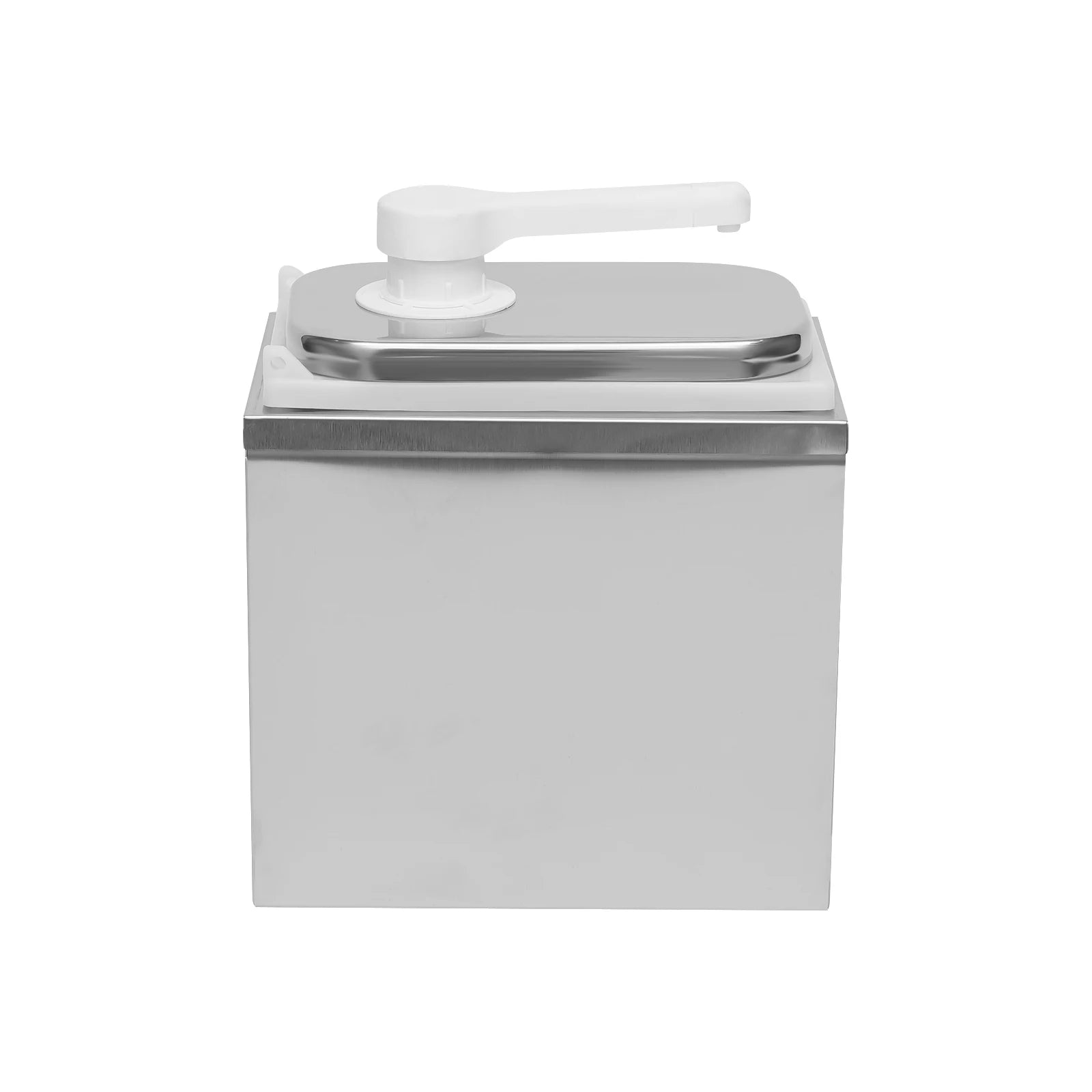 Countertop Condiment Pump Dispenser, 2.11QT Dual Layer Outer Shell Smooth Edge Replacement Pump Head, Quick Rebound Anti-leak Lightweight Portable Design, Hotel Restaurant Syrup Honey Jam Holder by S And B Enterprise