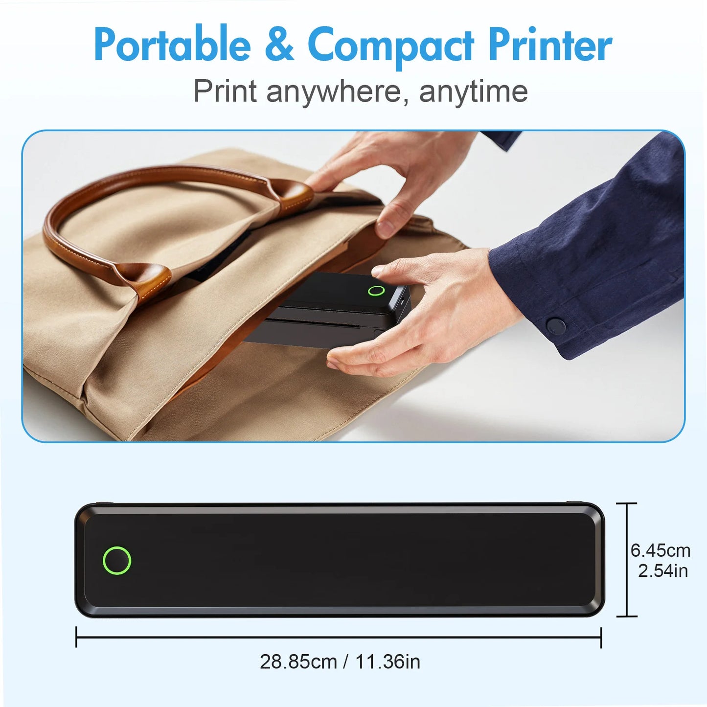 TakeYou Portable Wireless Inkless Thermal Label Printer