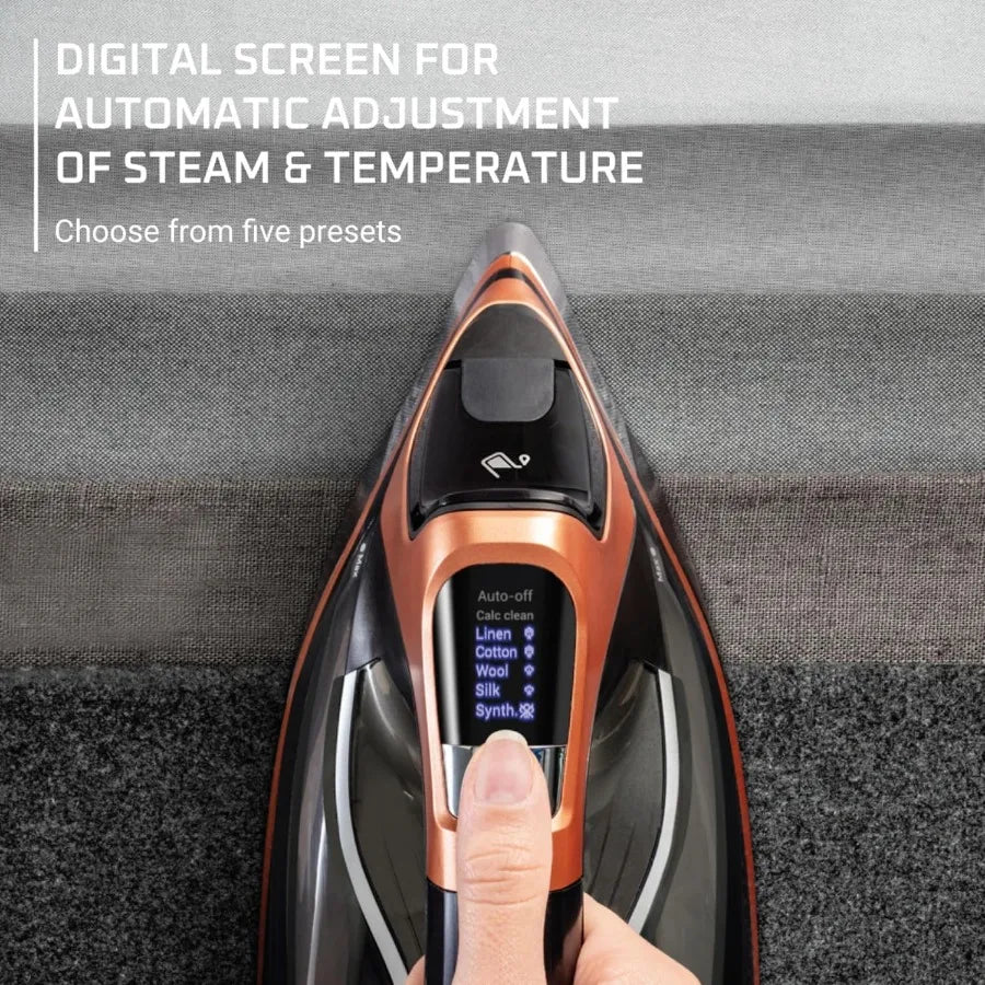 Abay Handheld Steam Iron 1850W With Smart Presets Steam Boost