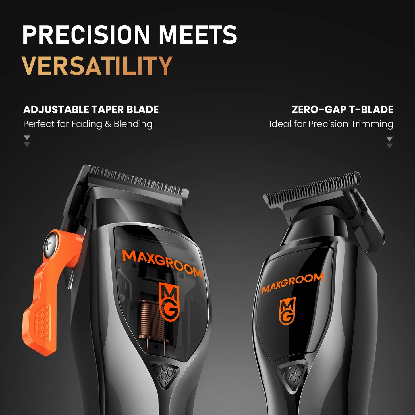 MAXGROOM Professional Hair Clippers For Men Premium Home Kit Cordless by S And B Enterprise