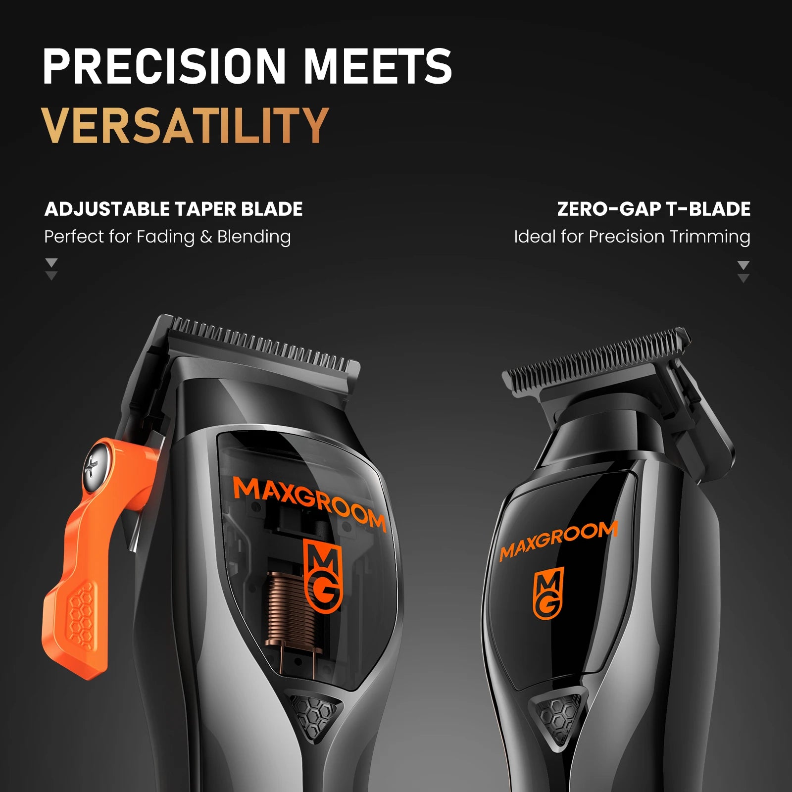 MAXGROOM Professional Hair Clippers For Men Premium Home Kit Cordless by S And B Enterprise
